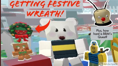 how to get beequip|Festive Wreath .